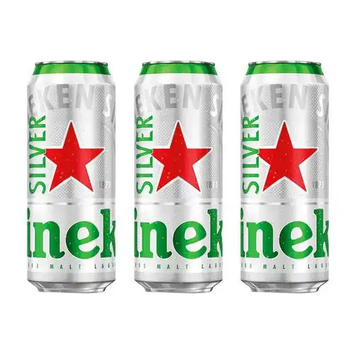 [赠品勿拍]喜力星银(heineken silver)啤酒500ml*3听