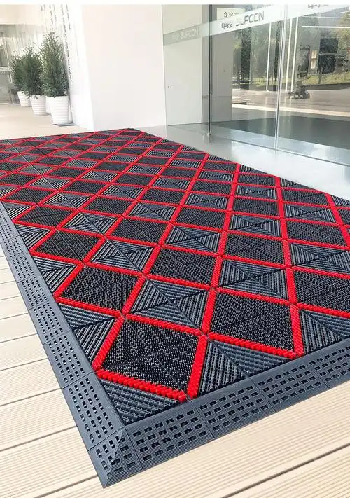 室外地毯塑胶室外地面塑料垫酒店门口店铺户外进门塑料防水公司门前