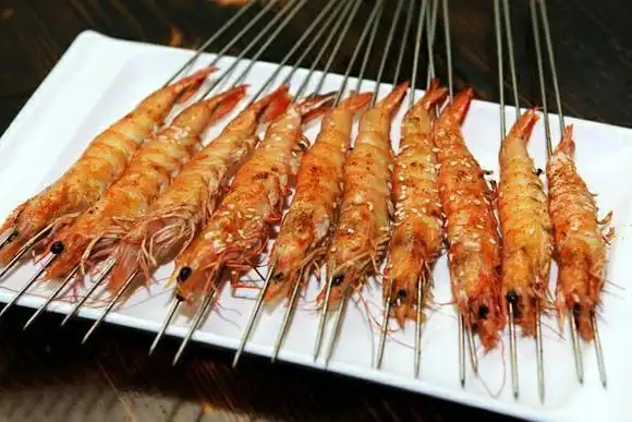 网红烤大虾图片