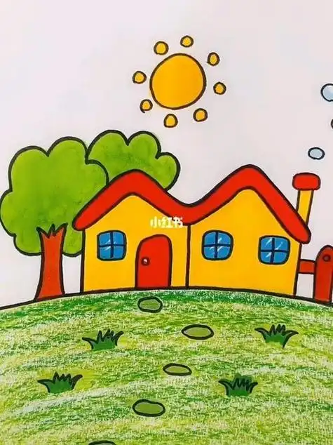 一年级画画简单漂亮(一年级画画简单又漂亮儿童画)