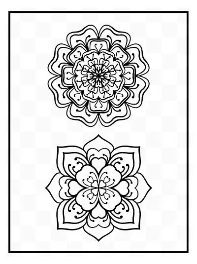 中国风矢量唐风花纹图案