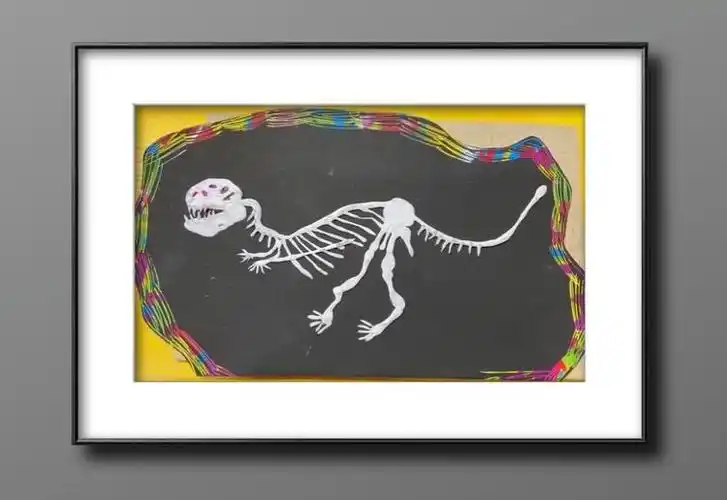 粘土课程恐龙化石