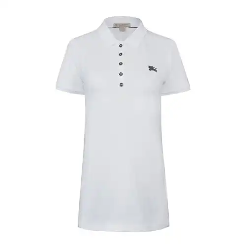 burberry/博柏利 女士白色刺绣棉质短袖polot恤 3955963 white