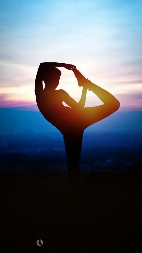 瑜伽宣传海报背景