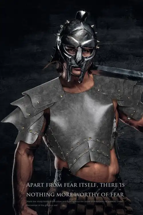 武士欧美古代将军盔甲战袍马甲上衣cos舞台cosplay男装