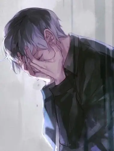 qq男头动漫伤感