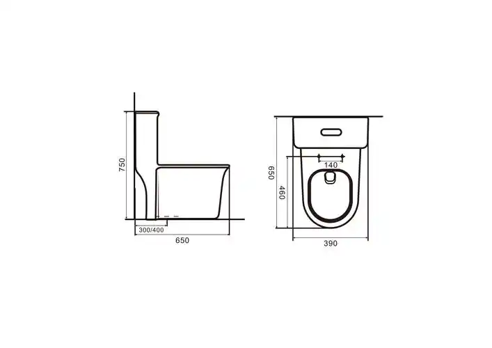 普通马桶 连体马桶 et617