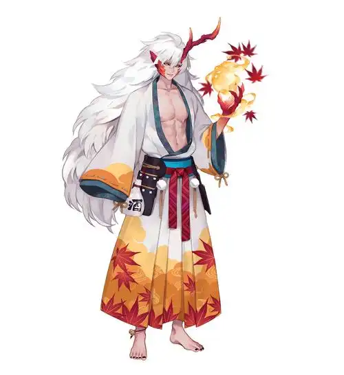 阴阳师茨木童子式神立绘传记一览