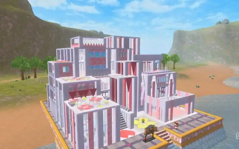 许言《花想容》创造与魔法12级家园建筑〔现代别墅|花之契约建材