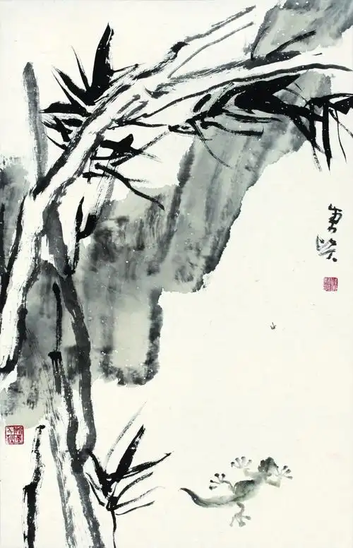 介翁刘秉贤大写意花鸟的笔随心变境由情生