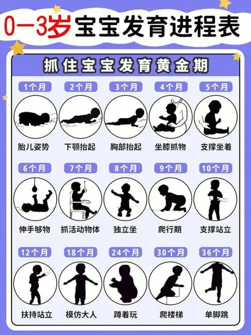 03岁宝宝发育进程表