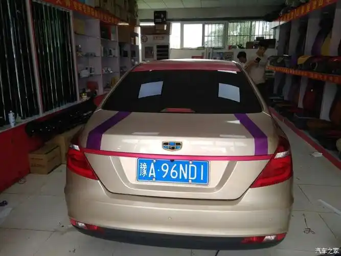 帝豪车身改色进来看看好看不