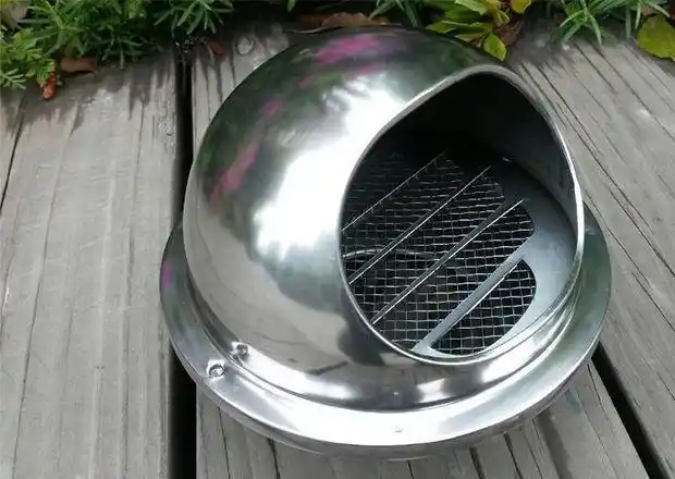 卫生间排气管防鸟罩304不锈钢通风帽油烟机外墙排气罩通风口热水器防