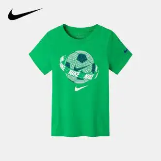 nike耐克小童装男童短袖t恤夏季儿童短t男孩上衣2090岛绿1104t