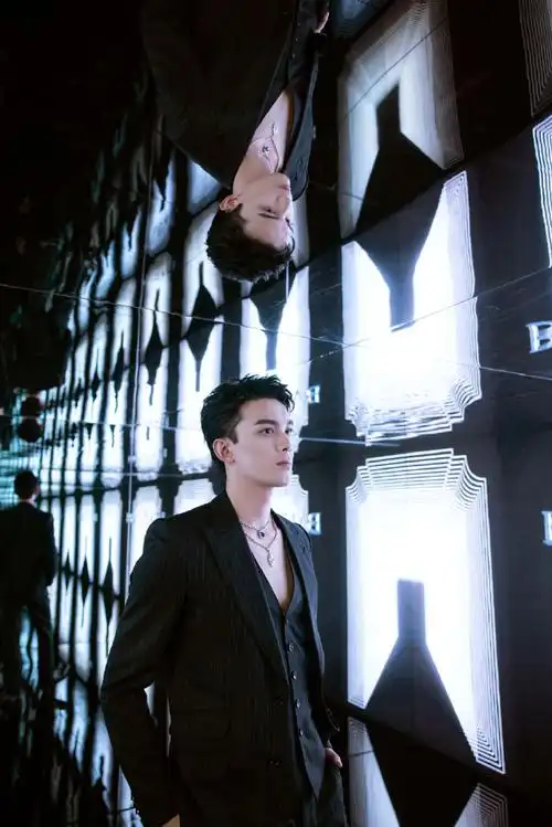 吴磊深v黑西装##fashion-coolest