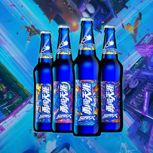 24小蓝瓶雪花勇闯天涯啤酒瓶装