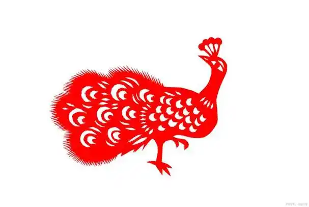 孔雀在剪纸文化中的艺术表现