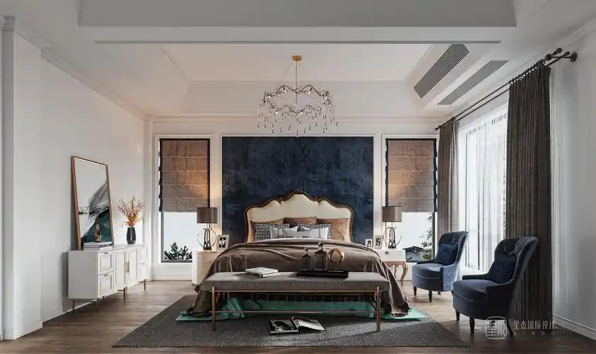 上海叠排别墅词别墅装修装修效果图-星杰