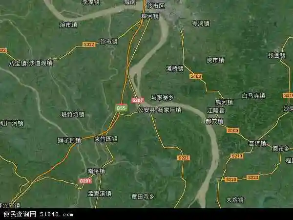 公安县高清卫星航拍地图,公安县航拍照片,2020公安县卫星地图,公安县