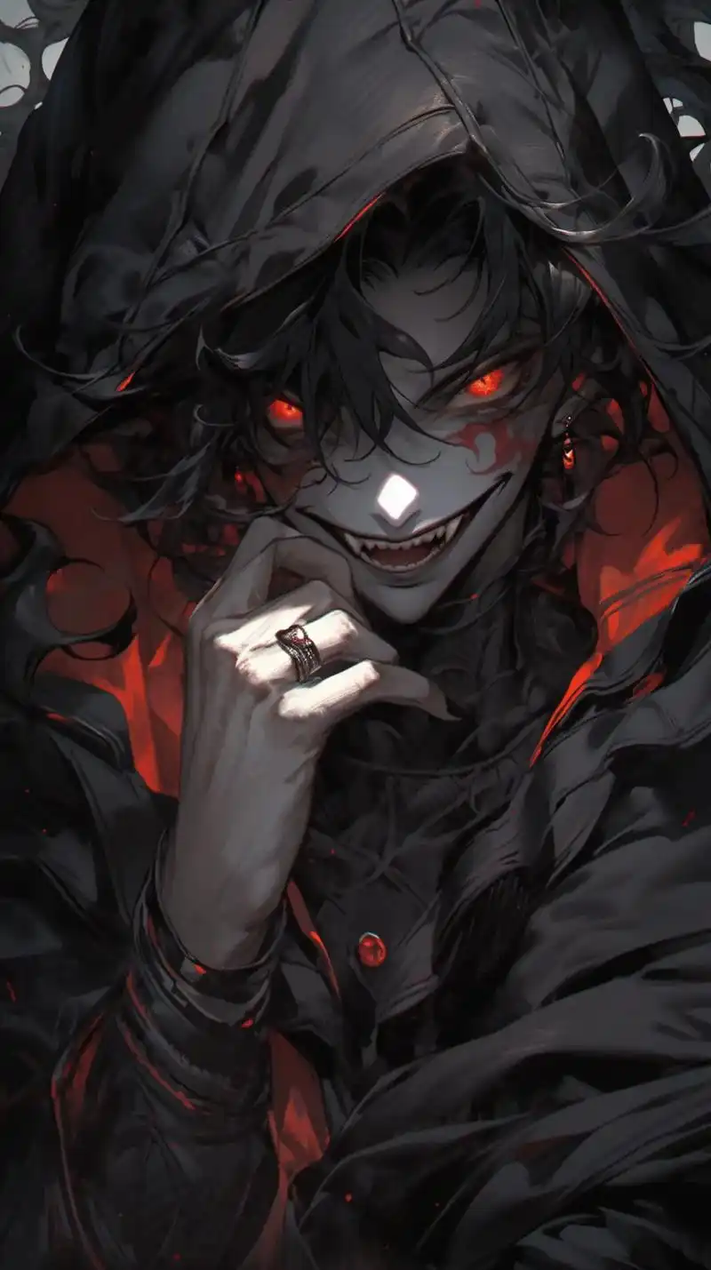 二次元 #midjourney #禁欲系 #暗黑系 - 抖音