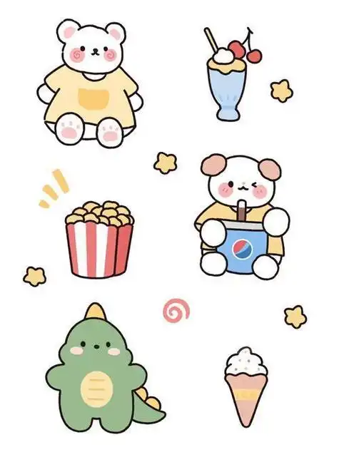 卡通表情可爱可爱集呆萌哒简笔画大全可爱可爱的兔简单易学可爱小动物