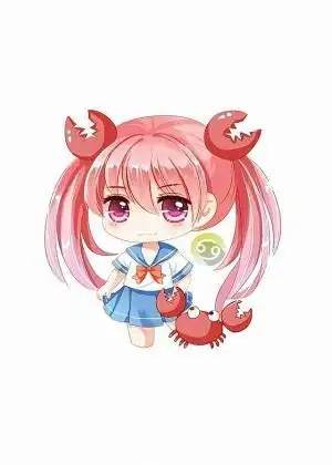 巨蟹座动漫少女图片