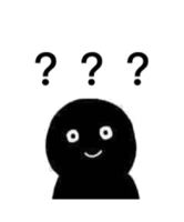 黑人疑问表情!(卡通版)