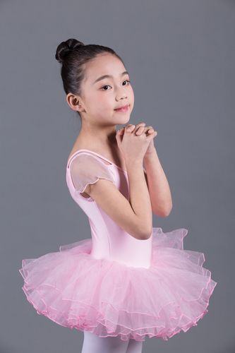 红雨舞蹈儿童女生芭蕾舞练功裙中小童连体纱裙芭蕾舞服