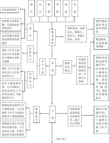 办理刑事案件流程图