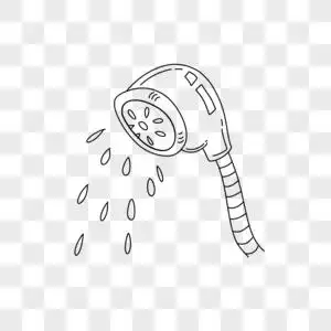 花洒简笔画图片