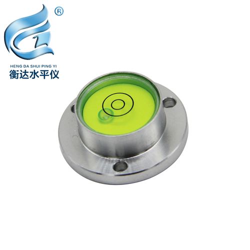 高精度气泡水平仪小型牛眼水准仪金属圆形水准迷你水平仪