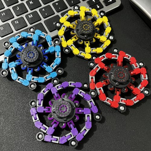 网红最新款创意百变指尖陀螺变形旋转叠罗汉手指陀螺解压陀螺玩具