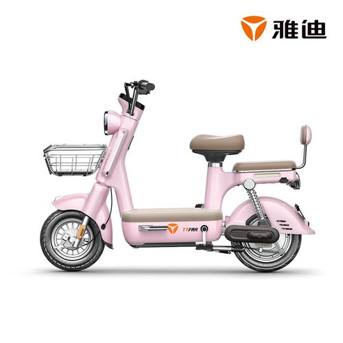 雅迪电动车冠能摩登新款国标石墨电池续航时尚电动自行车