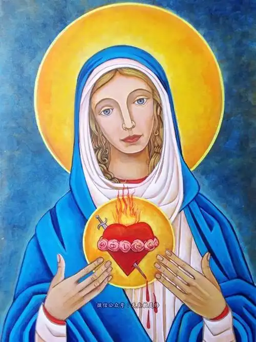 图文【圣母圣心】美丽圣心活水泉|6月09日|11张高清圣心圣像_网易订阅