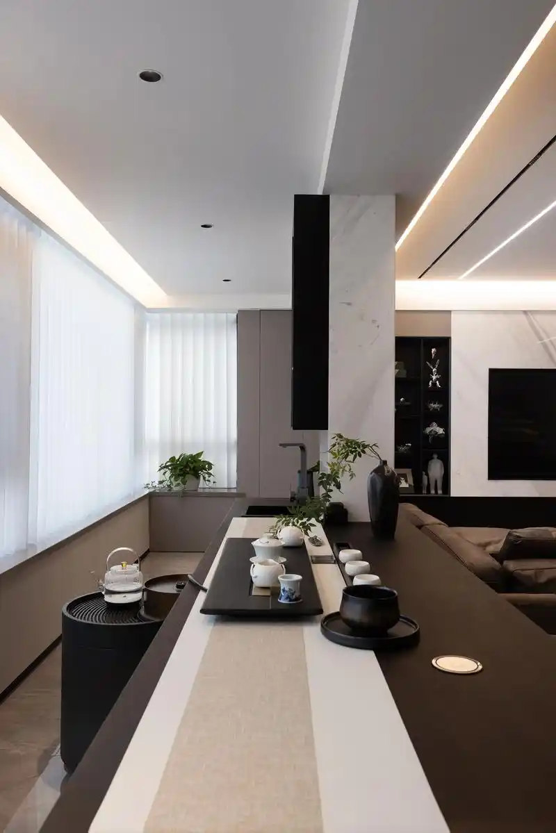 客厅增做茶室,邻居天天来我家喝茶!