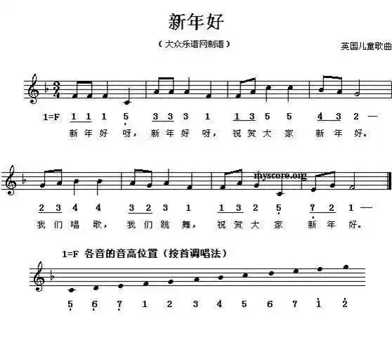 100首幼儿园儿童歌曲钢琴简谱!老师收藏!