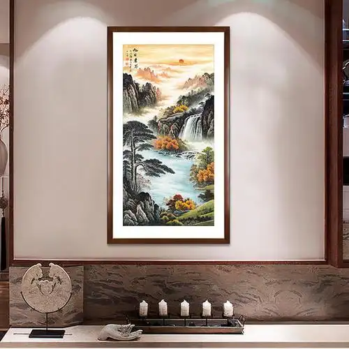 旺财旺人山水画_客厅挂什么十字绣人旺财旺_人旺财旺事业旺