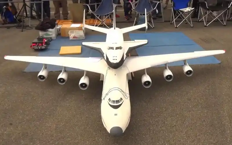 rc遥控安225运输机航天飞机