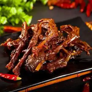 杨矮子酱鸭爪148g 湖南特产香辣味鸭脚麻辣卤味零食小吃