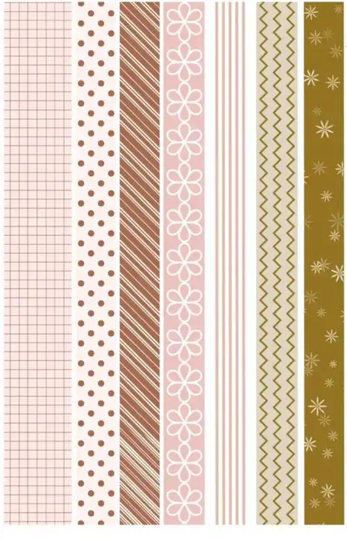 手帐素材/胶带/色系/晴酱