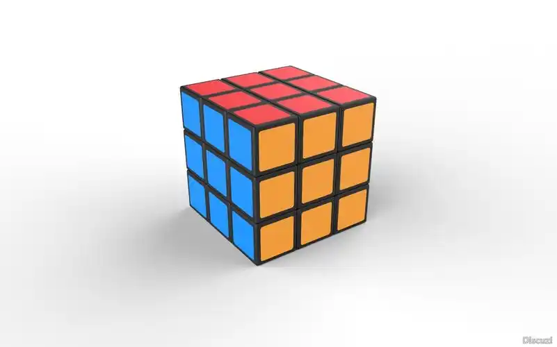 魔方结构犀牛建模