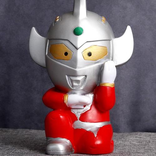 新款泰罗奥特曼存钱罐网红只进不出搪胶防摔储蓄罐小男孩生日礼物