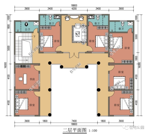 精选图库丨15套三合院户型合集带平面图