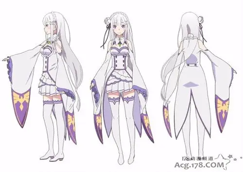 从零开始的异世界生活艾米莉亚人设图