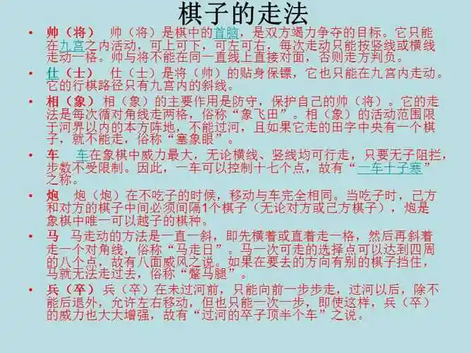 中国象棋常识及要领63则.ppt