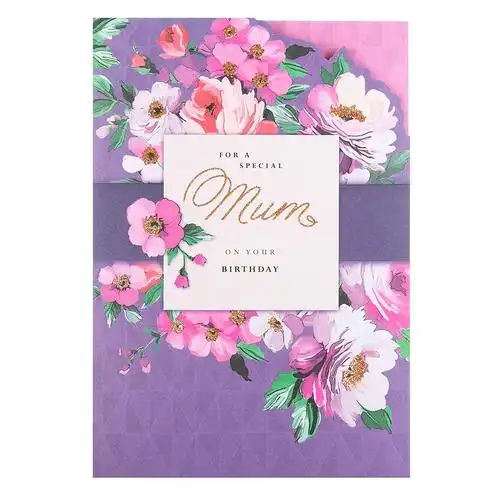 hallmark 母亲生日贺卡"appreciated" - 中号