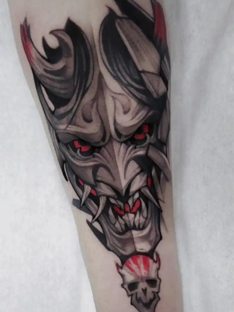 般若·小臂内侧tattoo