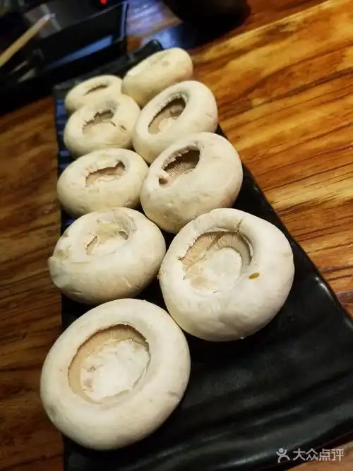 原始泥炉烤肉(柳芳店)口蘑图片 - 第3张