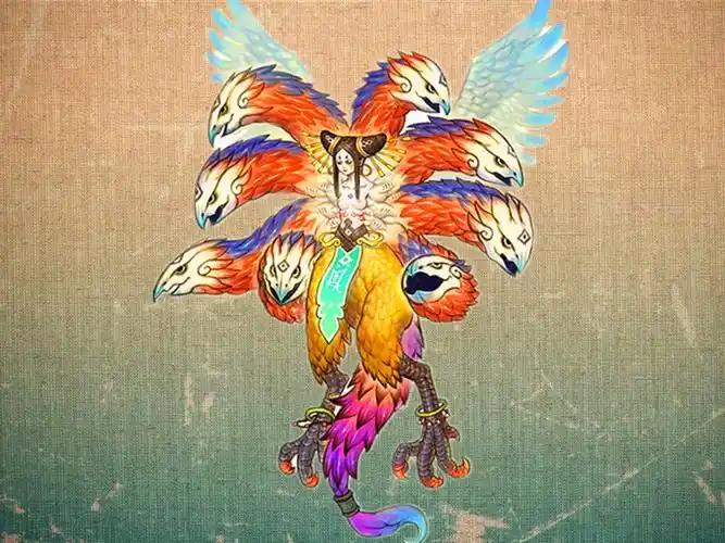 山海经里3位上古神女九凤被当成神兽此女像鱼又像龙