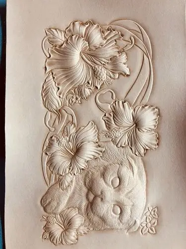 皮雕画喜欢的来